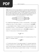 Force de Lorentz: R: - On Rappelle Qu'une Charge Ponctuelle