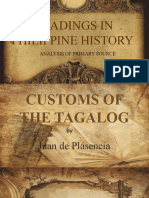 Topic 2 Customs of Tagalogs Asia