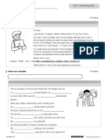 11 AAU - Level 6 - Test - Challenge - Unit 1