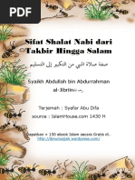 Sifat Shalat Nabi Dari Takbir Hingga Salam