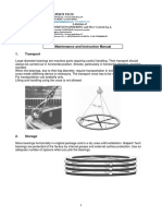 Maintenance and Instruction Manual 1. Transport: Galperti Tech