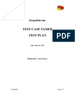 Gregory Test Plan