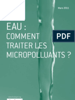 Eau: Comment Traiter Les Micropolluants ?