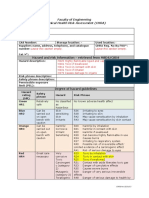 CHRA Form - For Distillation Methanol