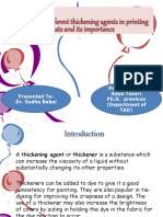 Viscosity of Different Printing Paste