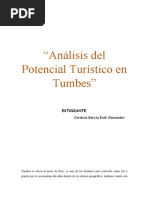 Análisis Del Potencial Turístico en Tumbes