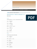Serie Dexercices Limite Et Continuite 1e s1 Sunudaara