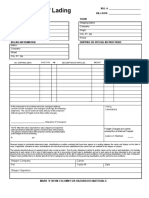 Bill of Lading 23