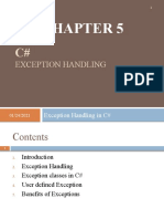 Exception Handling in C#