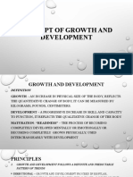 Concept of Growth and Development