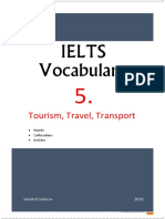 Ielts Vocabulary 5 Tourism Travel Transport