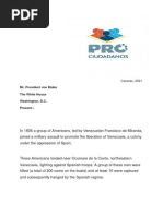 Esta Es La Carta de Leocenis García Al Presidente Biden Sobre La Crisis en Venezuela: Ayúdenos' (Documento)