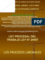 Los Procesos Laborales en La Nueva Ley Procesal Del Trabajo Ley #29497