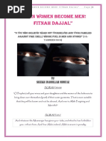 When Women Become Men! Fitnah Dajjal (By Inamullah Mumtaz)