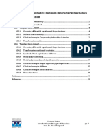 Introduction To Matrix Methods in Structural Mechanics Contents - 1 Revision