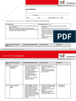 Unit 301: Health and Safety in Gas Utilisation: Sample Lesson Plan (Session 5)