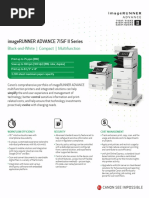 Imagerunner Advance 715if Ii Series: Black-And-White - Compact - Multifunction