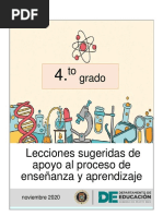 Modulo de Ciencia Estudiantes de Cuarto Grado