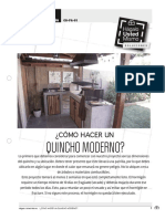 Proyecto Quincho Moderno