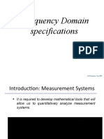 Frequency Domain Specifications: Ali Karimpour Apr 2009