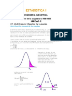 Distribucion Muestral de La Media