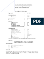 Problem Sheet # 5 (Turbofan)