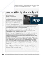 Tourist Killed by Shark in Egypt: Mostra