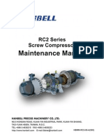 RC2 Series Screw Compressor Maintenance Manual