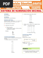 Sistema de Numeración Decimal para Cuarto Grado de Secundaria