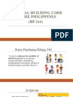 National Building Code of The Philippines (BP 344)