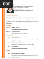 Curriculum Vitae Documentado - Asistente Administrativo - Amalin Morelia Perlacios Ramos