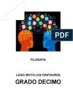 Filosofía Modulo III Decimo 2017-Realizado Por Diana Escobar