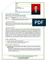 Curriculum Vitae: Personal Information