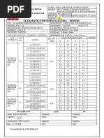 Ultrasonic Thickness Gauging Report: Bureau Veritas PO BOX: 9110, Dubai, UAE