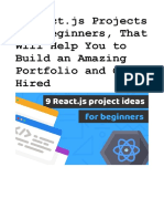 React Projects For Beginners