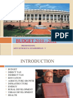 Budget 2010 - 2011