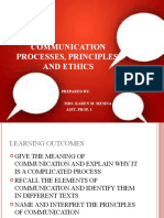 L1 Communication Processes, Principles, and Ethics