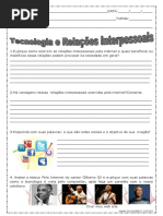 ATIVIDADE DA MÚSICA - PELA INTERNET de Gilberto Gil PDF