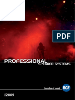 Professional Speaker Systems Catalogue EN