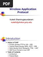 Wireless Application Protocol: Kulesh Shanmugasundaram