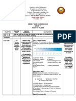 Weekly Home Learning Plan - Week2