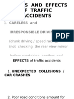 Causes and Effects of Traffic Accidents 2010