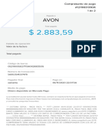 Pago de Servicio AVON - 12196013906