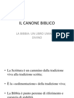 Il Canone Biblico Cristiano - Slide