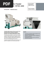 Hammer Mill, Feeder DFZC-0655 / DFZC-400: Pitstop - Maintenance