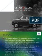 Hindustan Motors Case Study