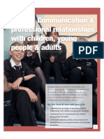 TDA 3.1 Communication & Professional Relationships With Children, Young People & Adults