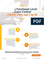 Missing Functional Level Access Control: OWASP Web App Top 10