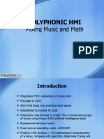 Polyphonic Hmi: Mixing Music and Math