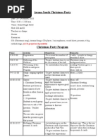 Awana Christmas Party Program